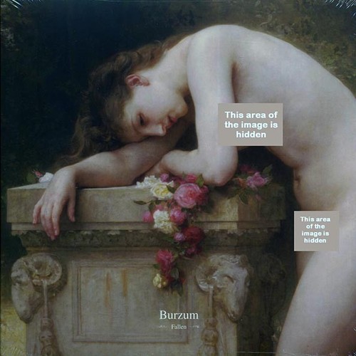 1burzum fallen vinyl record - fallen, lp